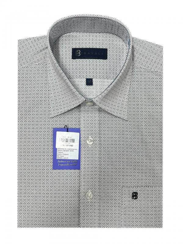 Áo sơ mi tay ngắn<br>XBP44-1-WH